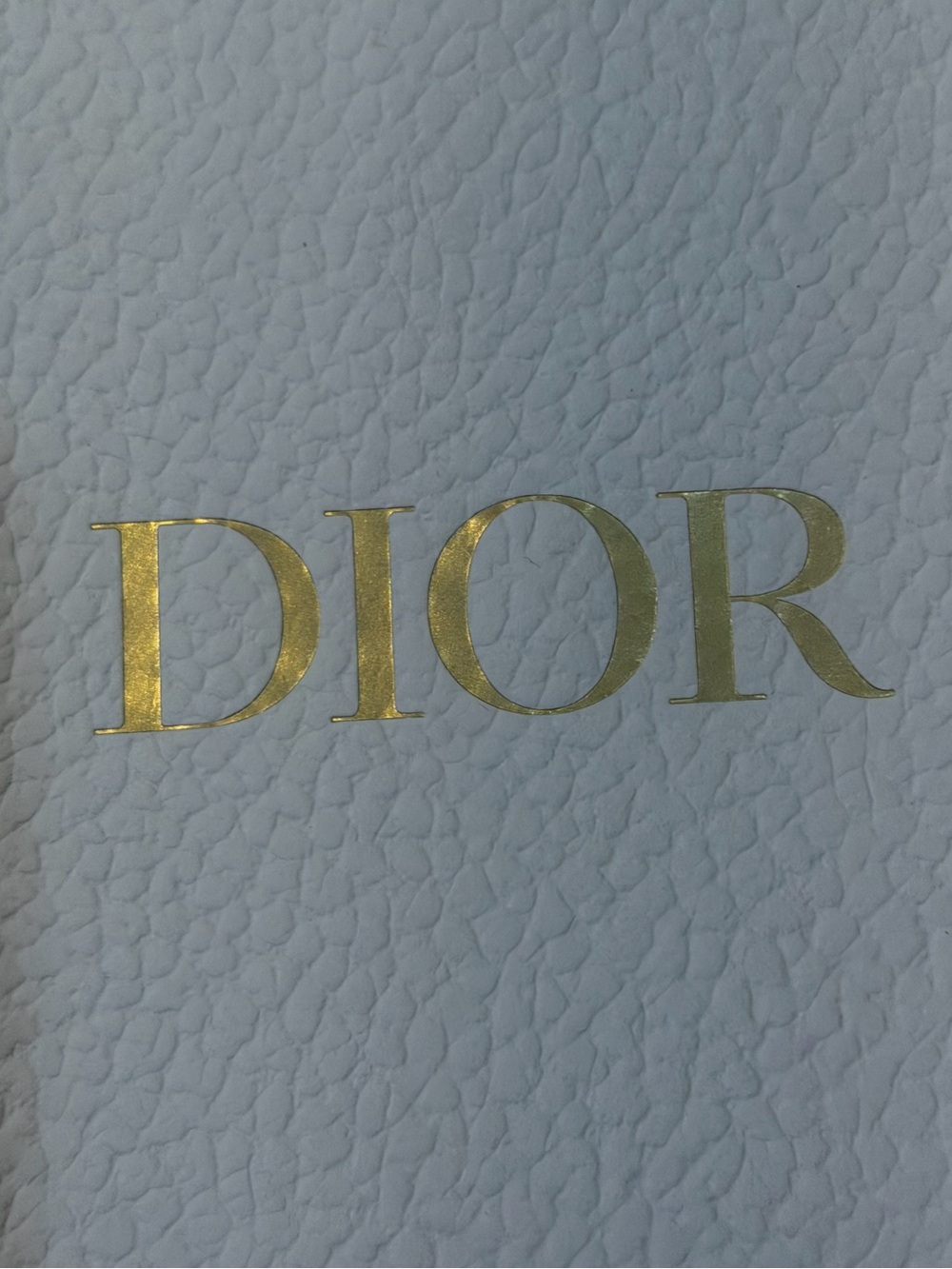 Dior White Textured boxes